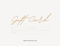 Digital Gift Card